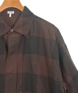LOEWE（ロエベ）カジュアルシャツ 茶 サイズ:40(L位) メンズ/2200735013025