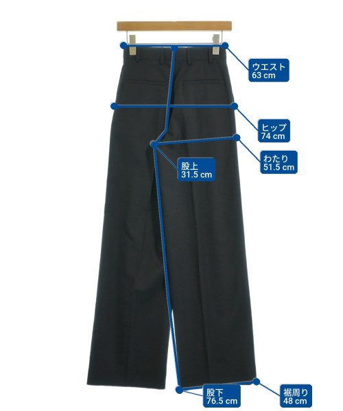 LOEWE（ロエベ）スラックス 黒 サイズ:32(XXS位) レディース/2200735866027
