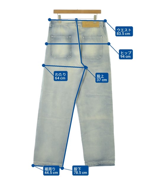 LOEWE（ロエベ）デニムパンツ 青 サイズ:52(XL位) メンズ/2200736126335