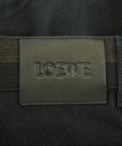 LOEWE（ロエベ）デニムパンツ 黒 サイズ:48(L位) メンズ/2200737198027