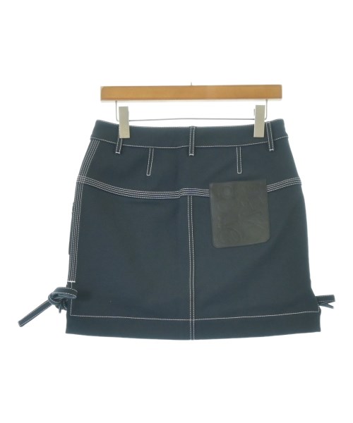 LOEWE（ロエベ）ミニスカート 紺 サイズ:38(S位) レディース/2200720780086