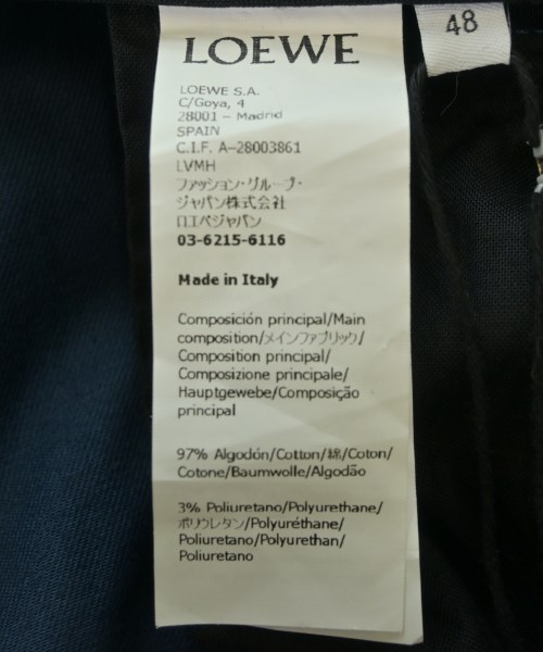 LOEWE（ロエベ）その他 紺 サイズ:48(L位) メンズ/2200721035017