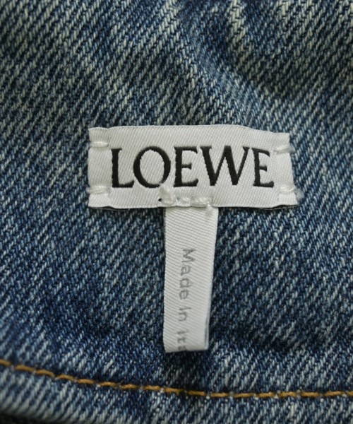 LOEWE（ロエベ）ひざ丈スカート 青 サイズ:32(XXS位) レディース/2200716871217