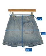 LOEWE（ロエベ）ひざ丈スカート 青 サイズ:32(XXS位) レディース/2200716871217
