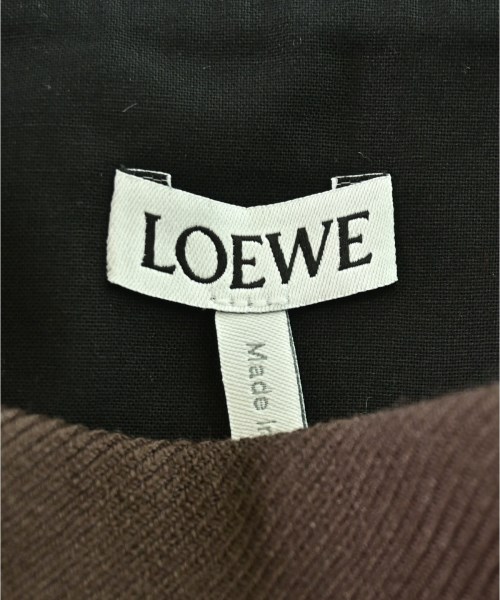 LOEWE（ロエベ）ミニスカート 茶 サイズ:34(XS位) レディース/2200716871224