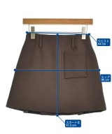 LOEWE（ロエベ）ミニスカート 茶 サイズ:34(XS位) レディース/2200716871224