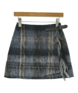 LOEWE（ロエベ）ミニスカート 紺 サイズ:32(XXS位) レディース/2200716871231