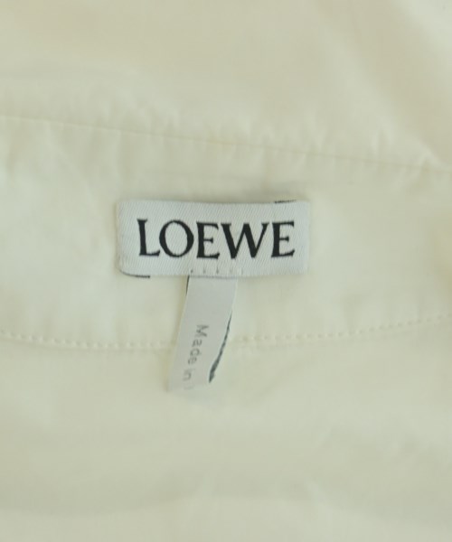 LOEWE（ロエベ）シャツワンピース 白 サイズ:32(XXS位) レディース/2200721321165