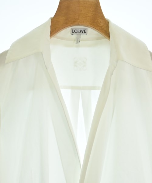 LOEWE（ロエベ）シャツワンピース 白 サイズ:32(XXS位) レディース/2200721321165