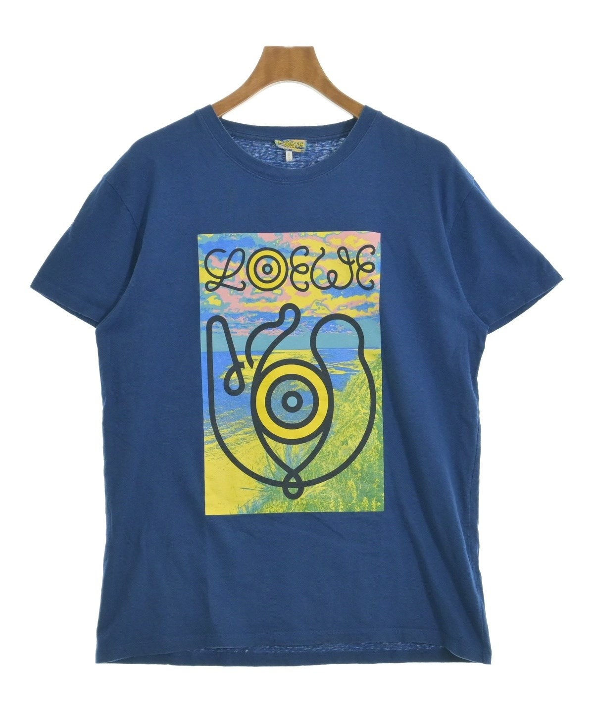 LOEWE（ロエベ）Tシャツ・カットソー 青 サイズ:M メンズ