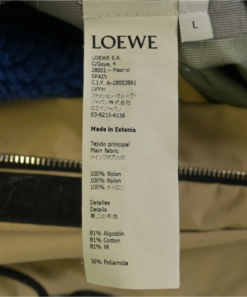 LOEWE（ロエベ）その他 ベージュ サイズ:L メンズ/2200721374093
