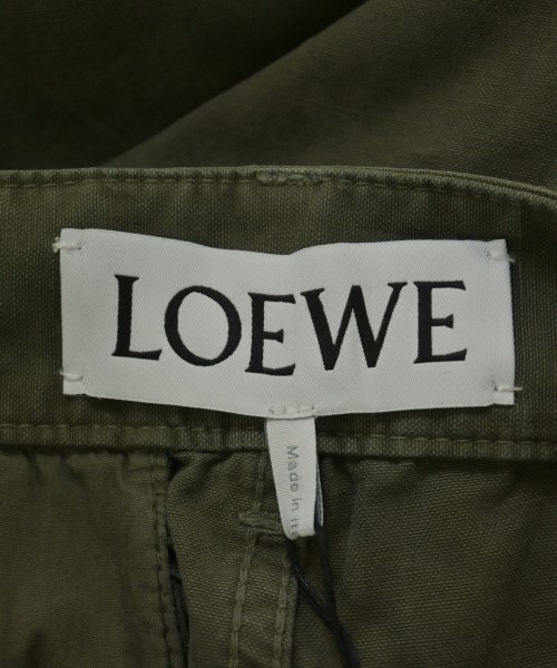 LOEWE（ロエベ）カーゴパンツ カーキ サイズ:46(M位) メンズ/2200721635064