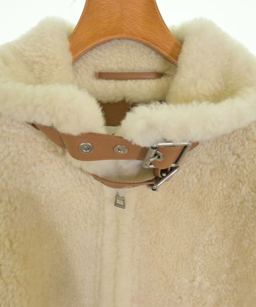 LOEWE（ロエベ）ムートンコート 白 サイズ:44(L位) レディース/2200722283011