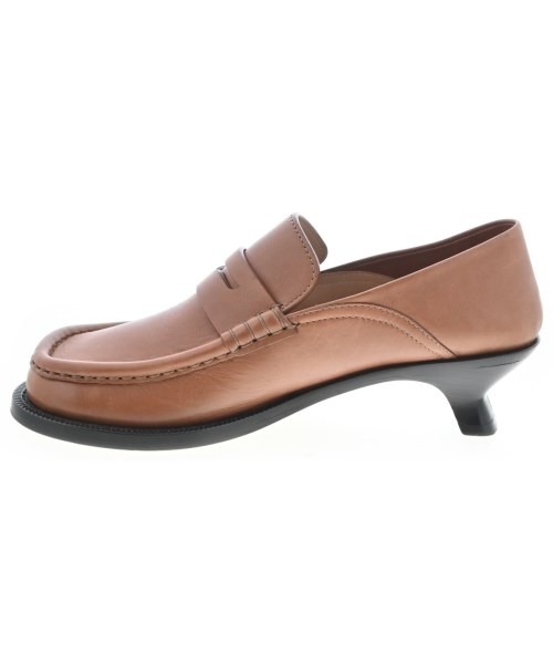 LOEWE（ロエベ）ドレスシューズ/ローファー 茶 サイズ:35(21.5cm位) レディース/2200720041095