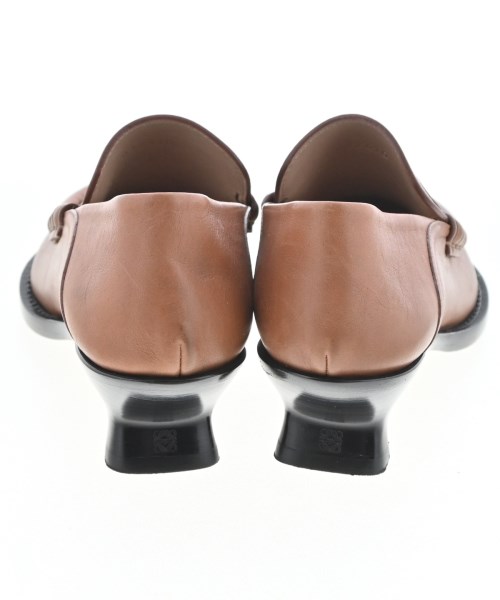 LOEWE（ロエベ）ドレスシューズ/ローファー 茶 サイズ:35(21.5cm位) レディース/2200720041095