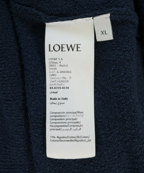 LOEWE（ロエベ）ニット・セーター 紺 サイズ:XL メンズ/2200722508046