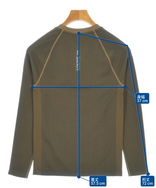 LOEWE（ロエベ）Tシャツ・カットソー 茶 サイズ:XS メンズ/2200723287056
