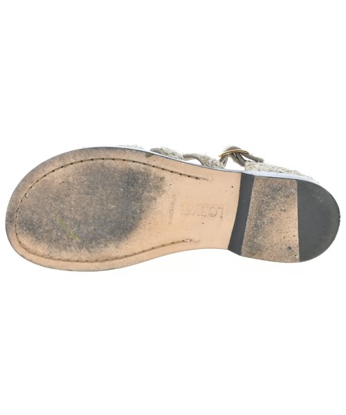 LOEWE（ロエベ）サンダル カーキ サイズ:38(25.5cm位) レディース/2200713526684
