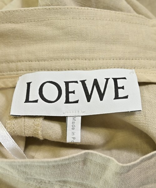 LOEWE（ロエベ）ひざ丈スカート ベージュ サイズ:34(XXS位) レディース/2200723598343