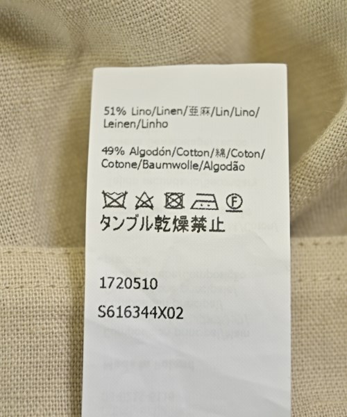 LOEWE（ロエベ）ひざ丈スカート ベージュ サイズ:34(XXS位) レディース/2200723598343
