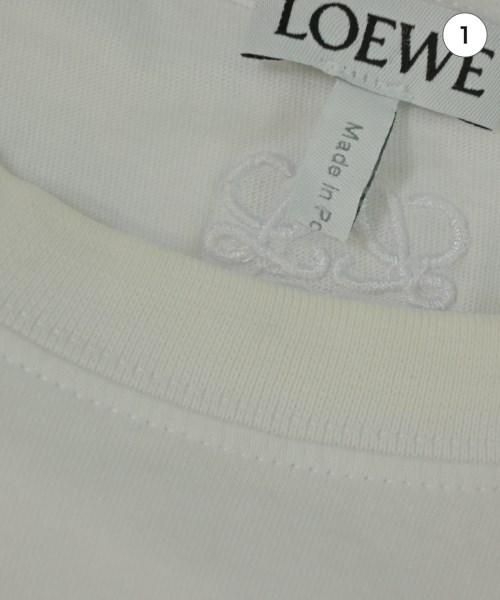 LOEWE（ロエベ）Tシャツ・カットソー 白 サイズ:XXS レディース/2200724143108