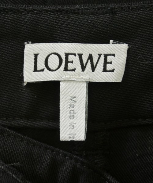 LOEWE（ロエベ）ひざ丈スカート 黒 サイズ:32(S位) レディース/2200721295206