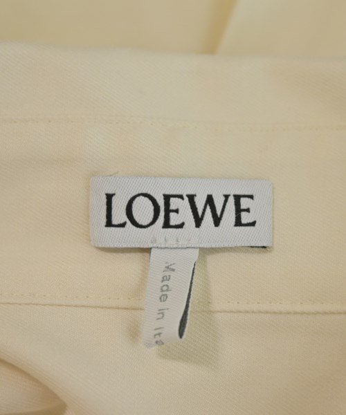 LOEWE（ロエベ）カジュアルシャツ 白 サイズ:39(M位) メンズ/2200721295251