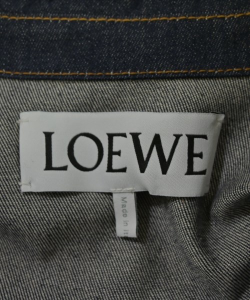LOEWE（ロエベ）デニムジャケット 紺 サイズ:34(XXS位) レディース/2200727671059