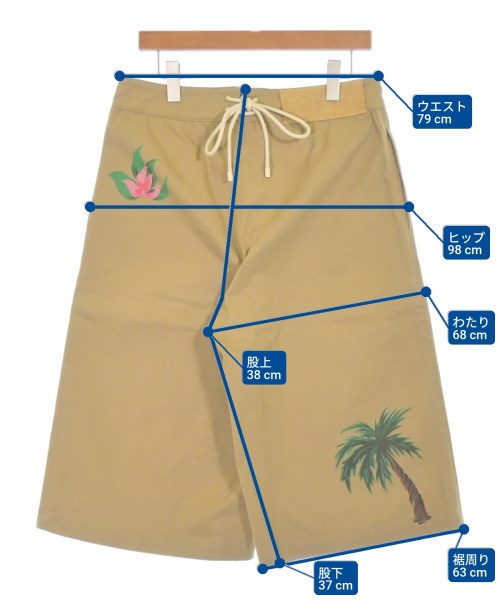 LOEWE（ロエベ）ショートパンツ ベージュ サイズ:46(M位) メンズ/2200683041019