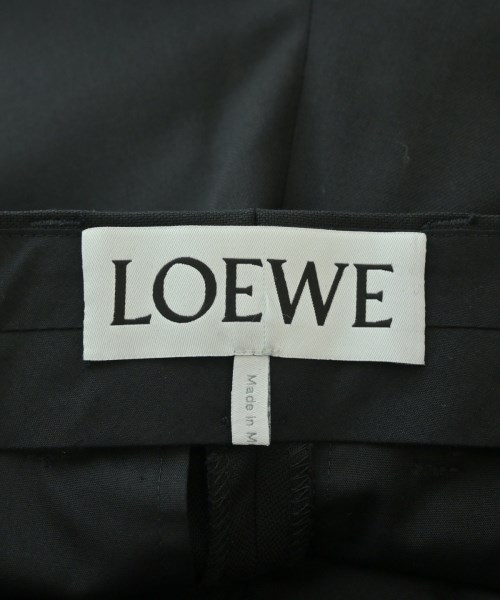 LOEWE（ロエベ）スラックス 黒 サイズ:36(XS位) レディース/2200683048032