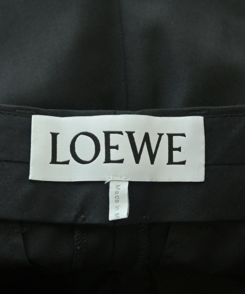 LOEWE（ロエベ）スラックス 黒 サイズ:36(XS位) レディース/2200683048049