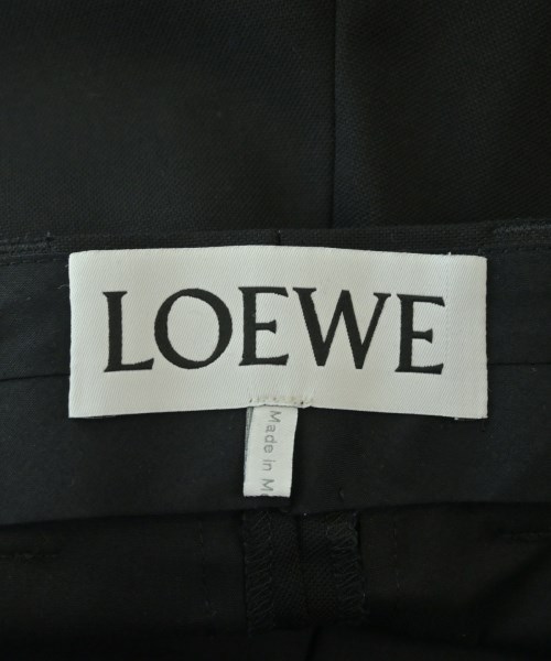 LOEWE（ロエベ）スラックス 黒 サイズ:34(XXS位) レディース/2200683048056