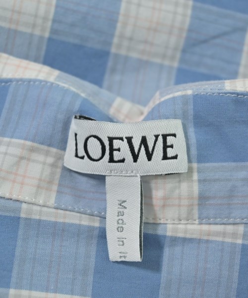 LOEWE（ロエベ）カジュアルシャツ 青 サイズ:37(XS位) メンズ/2200681232037