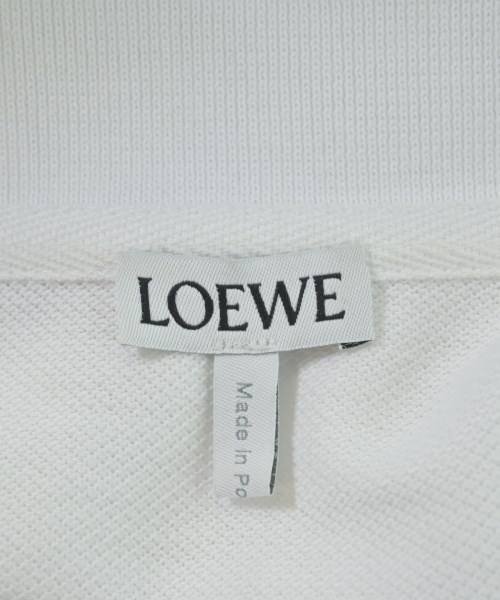 LOEWE（ロエベ）ポロシャツ 白 サイズ:S レディース/2200687334063