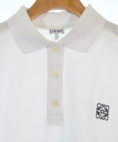 LOEWE（ロエベ）ポロシャツ 白 サイズ:S レディース/2200687334063