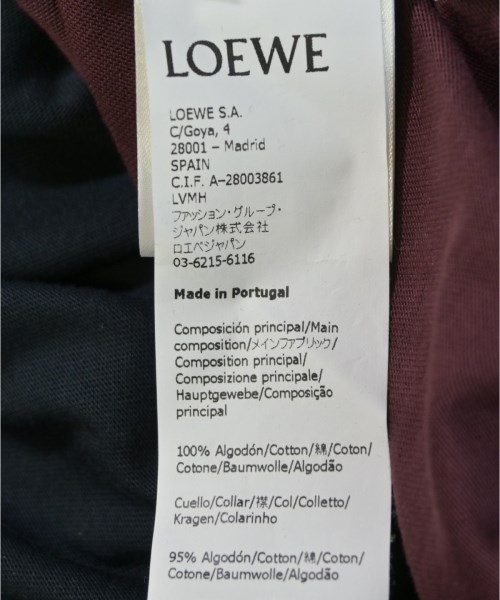LOEWE（ロエベ）Tシャツ・カットソー 紺 サイズ:S メンズ/2200690341119