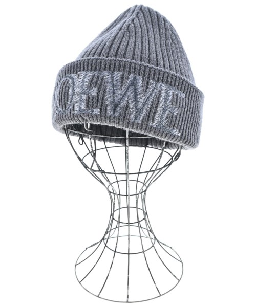 LOEWE(ロエベ)ニットキャップ・ビーニー グレー サイズ:-/2200686504351