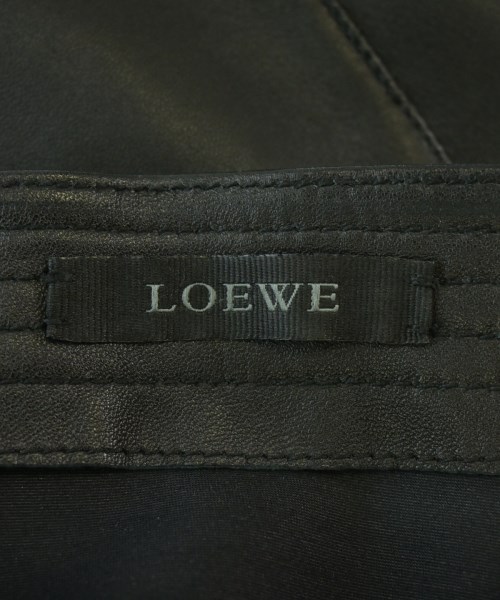 LOEWE（ロエベ）ひざ丈スカート 黒 サイズ:42(M位) レディース/2200691331034