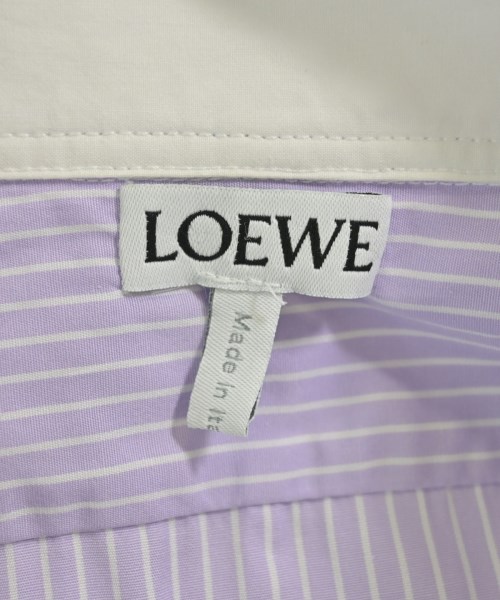 LOEWE（ロエベ）シャツワンピース 紫 サイズ:34(XXS位) レディース/2200676234220