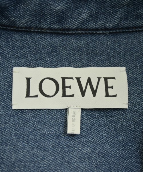 LOEWE（ロエベ）カジュアルシャツ 紺 サイズ:44(S位) メンズ/2200687078219