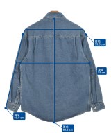 LOEWE（ロエベ）カジュアルシャツ 紺 サイズ:44(S位) メンズ/2200687078219