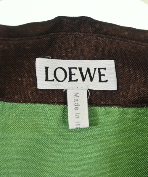 LOEWE（ロエベ）カジュアルシャツ 茶 サイズ:38(S位) メンズ/2200687078226
