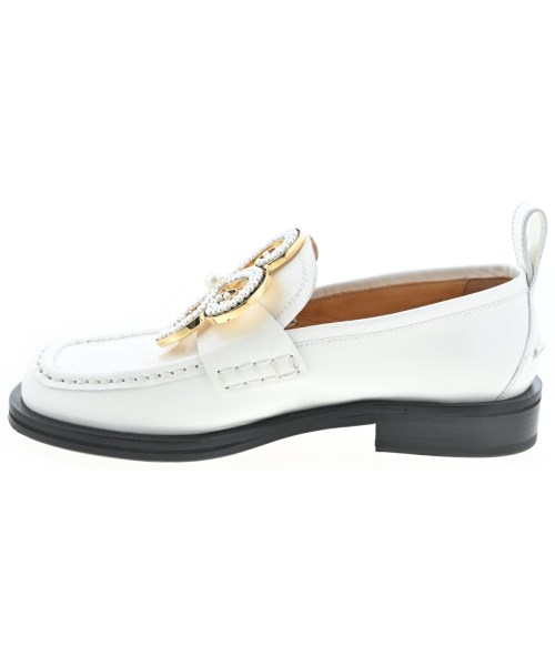 LOEWE（ロエベ）ドレスシューズ/ローファー 白 サイズ:EU37(23.5cm位) レディース/2200692185018