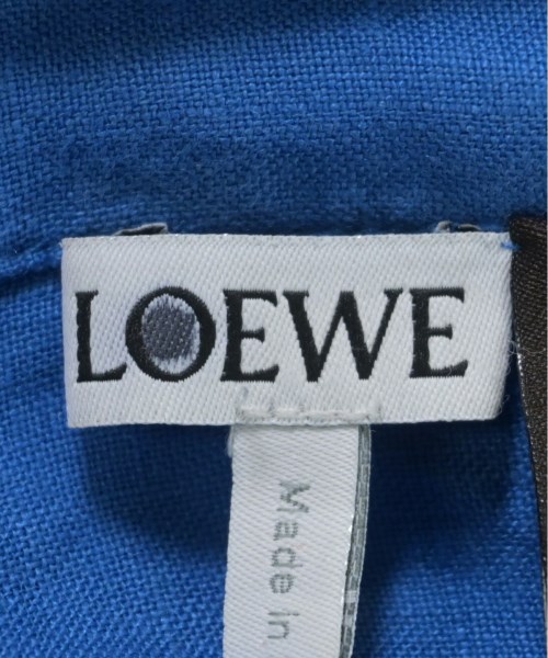 LOEWE（ロエベ）カジュアルシャツ 青 サイズ:38(S位) メンズ/2200692221068
