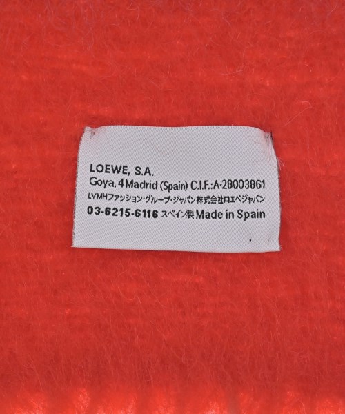 LOEWE（ロエベ）マフラー その他（柄物・カラフル） サイズ:- レディース/2200690668087