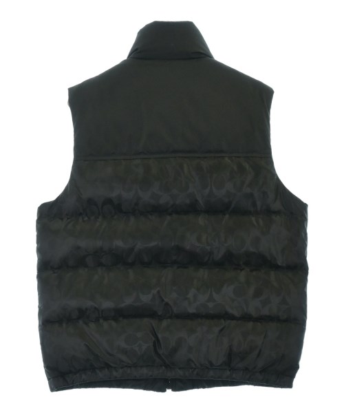 COACH（コーチ）ダウンジャケット/ダウンベスト 黒 サイズ:L メンズ/2200636685024