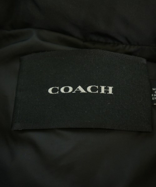 COACH（コーチ）ダウンジャケット/ダウンベスト 黒 サイズ:L メンズ/2200636685024