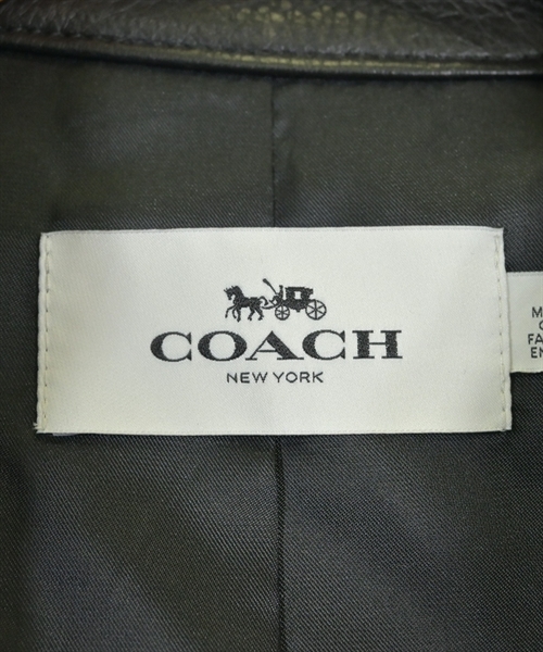 COACH（コーチ）ライダース 黒 サイズ:M メンズ/2200638893014