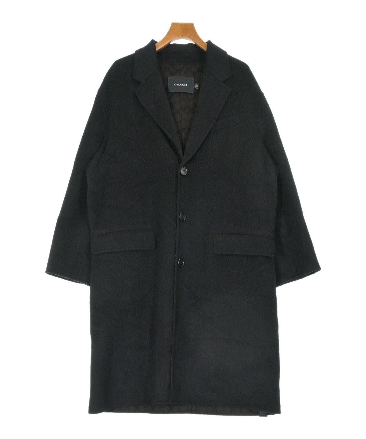 COACH（コーチ）チェスターコート 黒 サイズ:XL メンズ/2200627709012