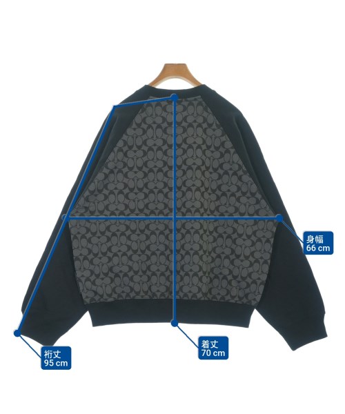 COACH（コーチ）スウェット 黒 サイズ:XL メンズ/2200627709067